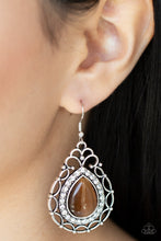 Load image into Gallery viewer, Endlessly Enchanting - Brown earrings
