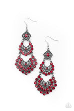 Load image into Gallery viewer, All For The GLAM - Red earrings
