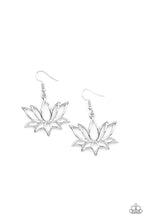 Load image into Gallery viewer, Lotus Ponds - Silver earrings
