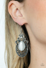 Load image into Gallery viewer, Garden Gondola Ride - White earrings
