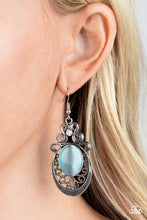Load image into Gallery viewer, Garden Gondola Ride - Blue earrings
