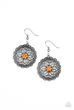 Load image into Gallery viewer, Flower Shop Sparkle - Orange earrings

