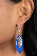 Load image into Gallery viewer, Venetian Vanity - Blue earrings
