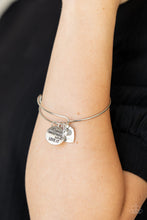 Load image into Gallery viewer, Come What May and Love It - White bracelet

