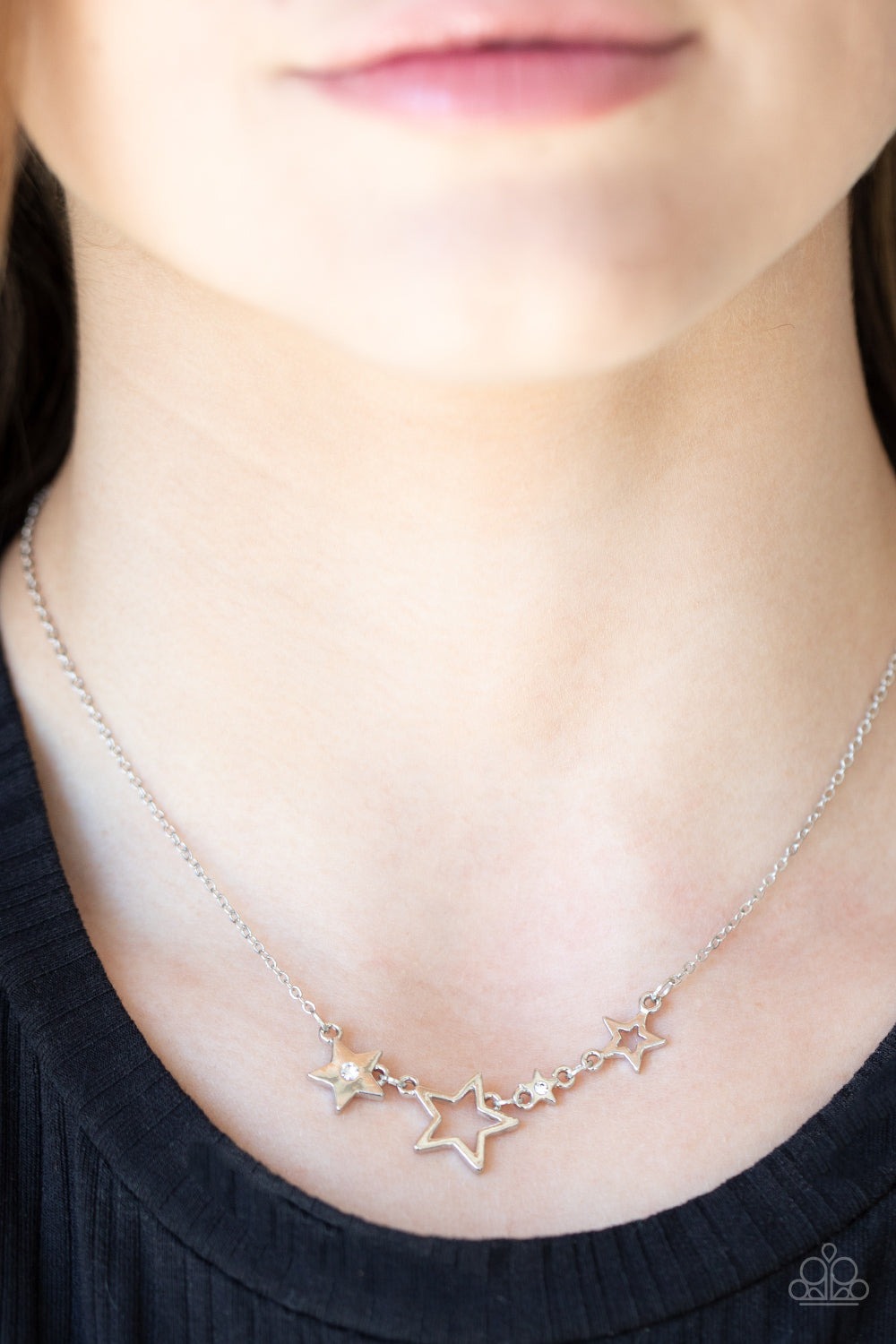 Proudly Patriotic - White necklace