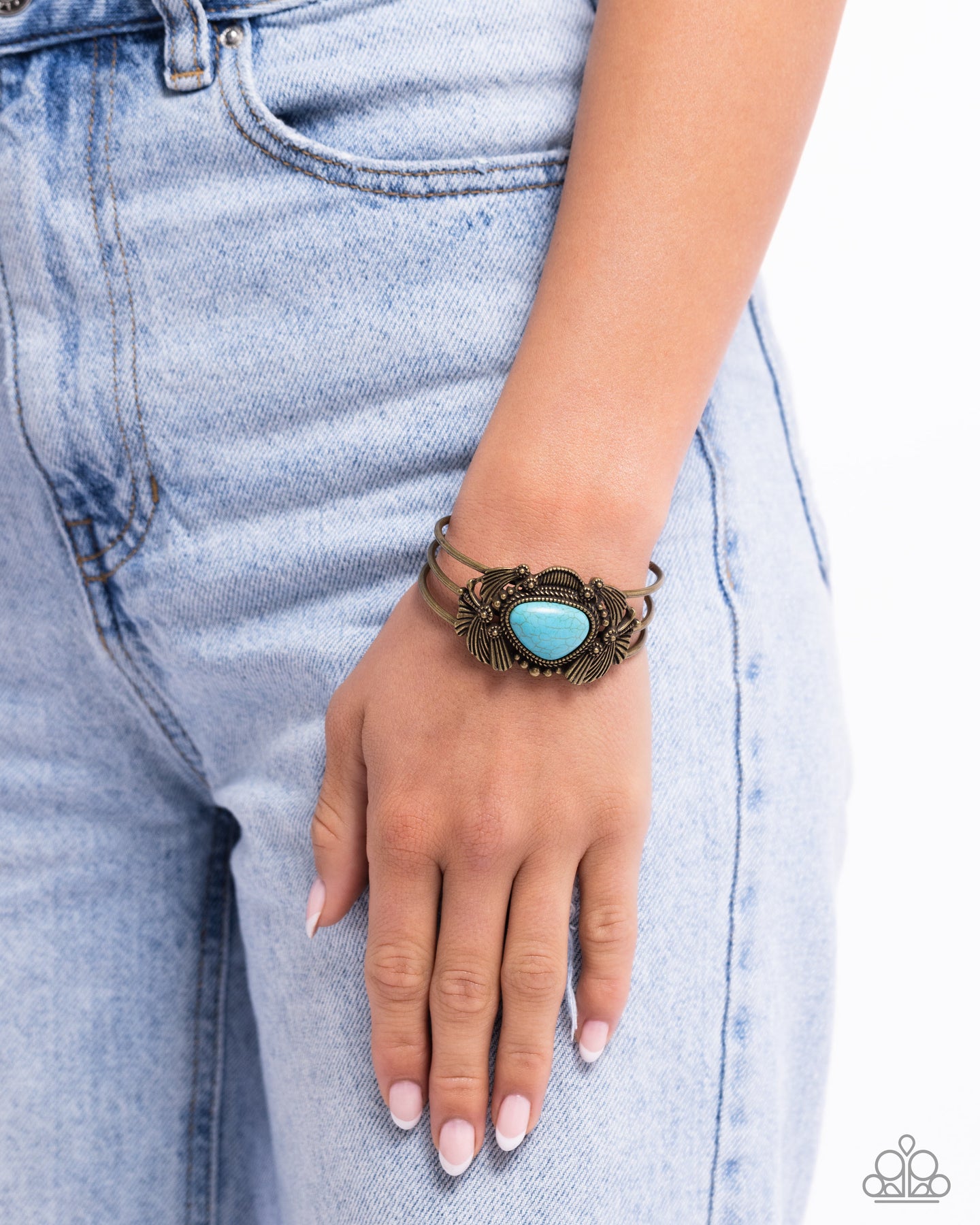 Western Wonderland - Brass bracelet