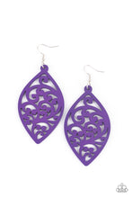 Load image into Gallery viewer, Coral Garden - Purple earrings
