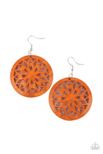 Load image into Gallery viewer, Ocean Canopy - Orange earrings
