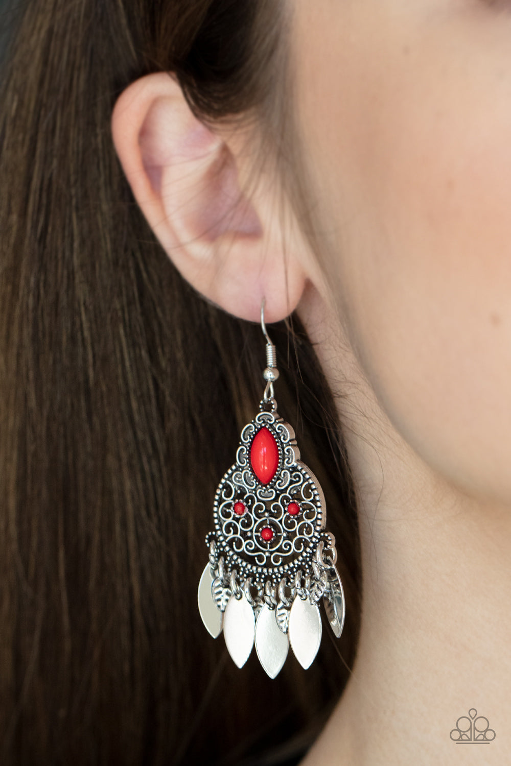 Galapagos Glamping - Red earrings