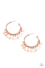 Load image into Gallery viewer, Happy Independence Day - Copper earrings

