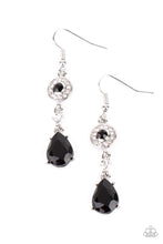 Load image into Gallery viewer, Graceful Glimmer - Black earrings
