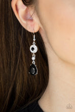 Load image into Gallery viewer, Graceful Glimmer - Black earrings
