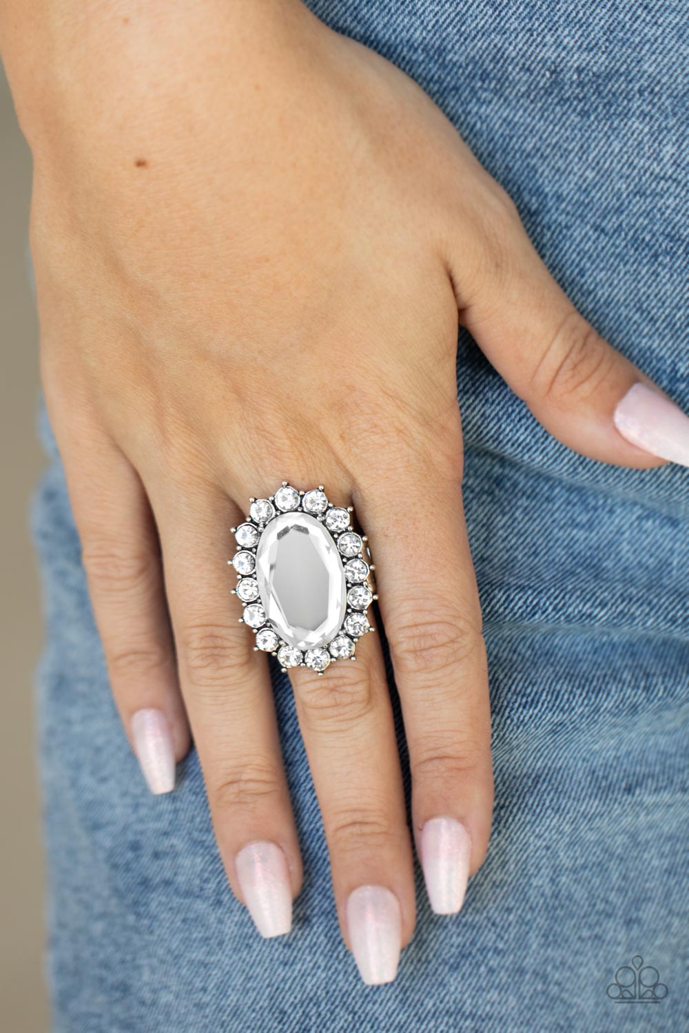 Bling Of All Bling - White ring