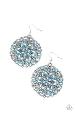 Load image into Gallery viewer, MANDALA Effect - Blue earrings
