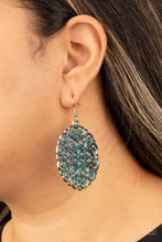 Load image into Gallery viewer, MANDALA Effect - Blue earrings
