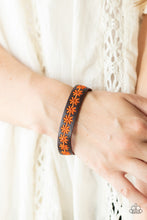 Load image into Gallery viewer, Wildflower Wayfarer - Orange bracelet
