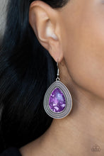 Load image into Gallery viewer, Terrazzo Tundra - Purple earrings
