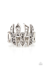 Load image into Gallery viewer, Juxtaposed Jewels - Silver ring
