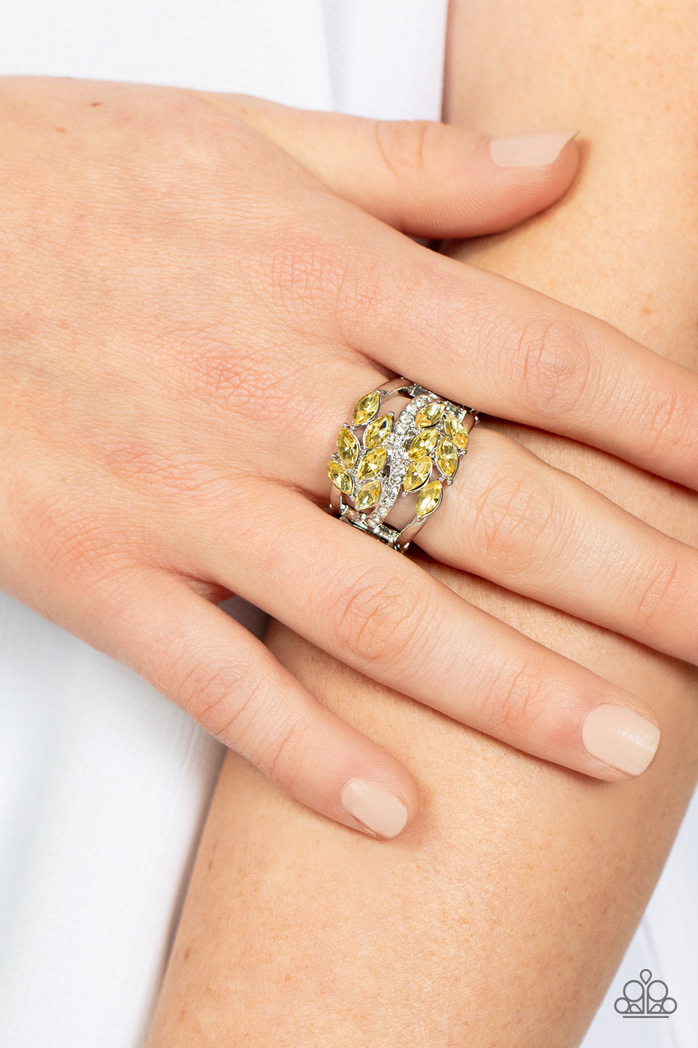 Luminously Leafy - Yellow ring