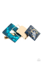 Load image into Gallery viewer, Geometrically Gatsby - Blue hair accessories
