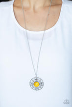 Load image into Gallery viewer, Celestial Compass - Yellow necklace
