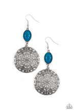 Load image into Gallery viewer, Eloquently Eden - Blue earrings
