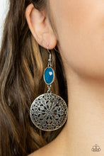 Load image into Gallery viewer, Eloquently Eden - Blue earrings
