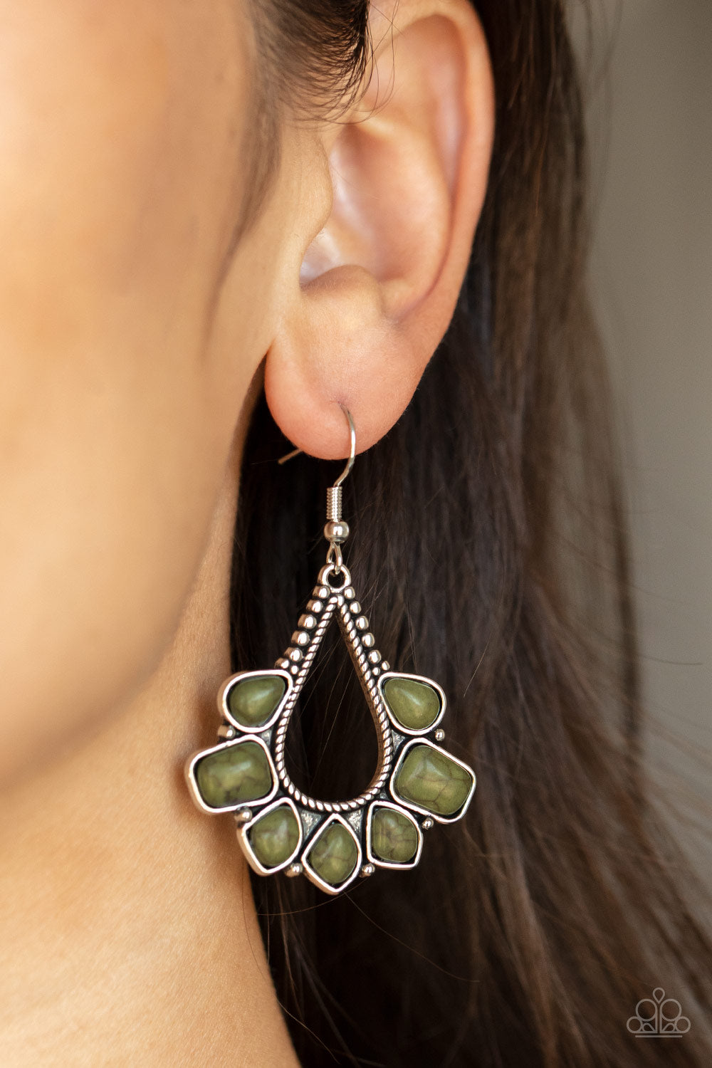 Mesa Trek - Green earrings