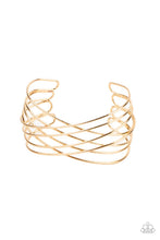 Load image into Gallery viewer, Strike Out Shimmer - Gold bracelet
