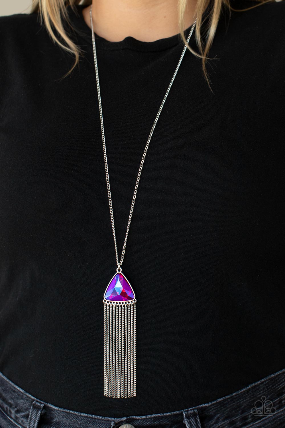 Proudly Prismatic - Pink necklaces