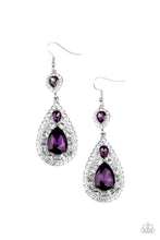 Load image into Gallery viewer, Posh Pageantry - Purple earrings
