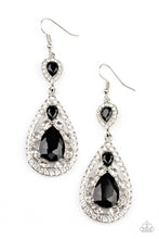 Load image into Gallery viewer, Posh Pageantry - black life of the party earrings
