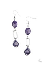 Load image into Gallery viewer, Stone Apothecary - Purple earrings
