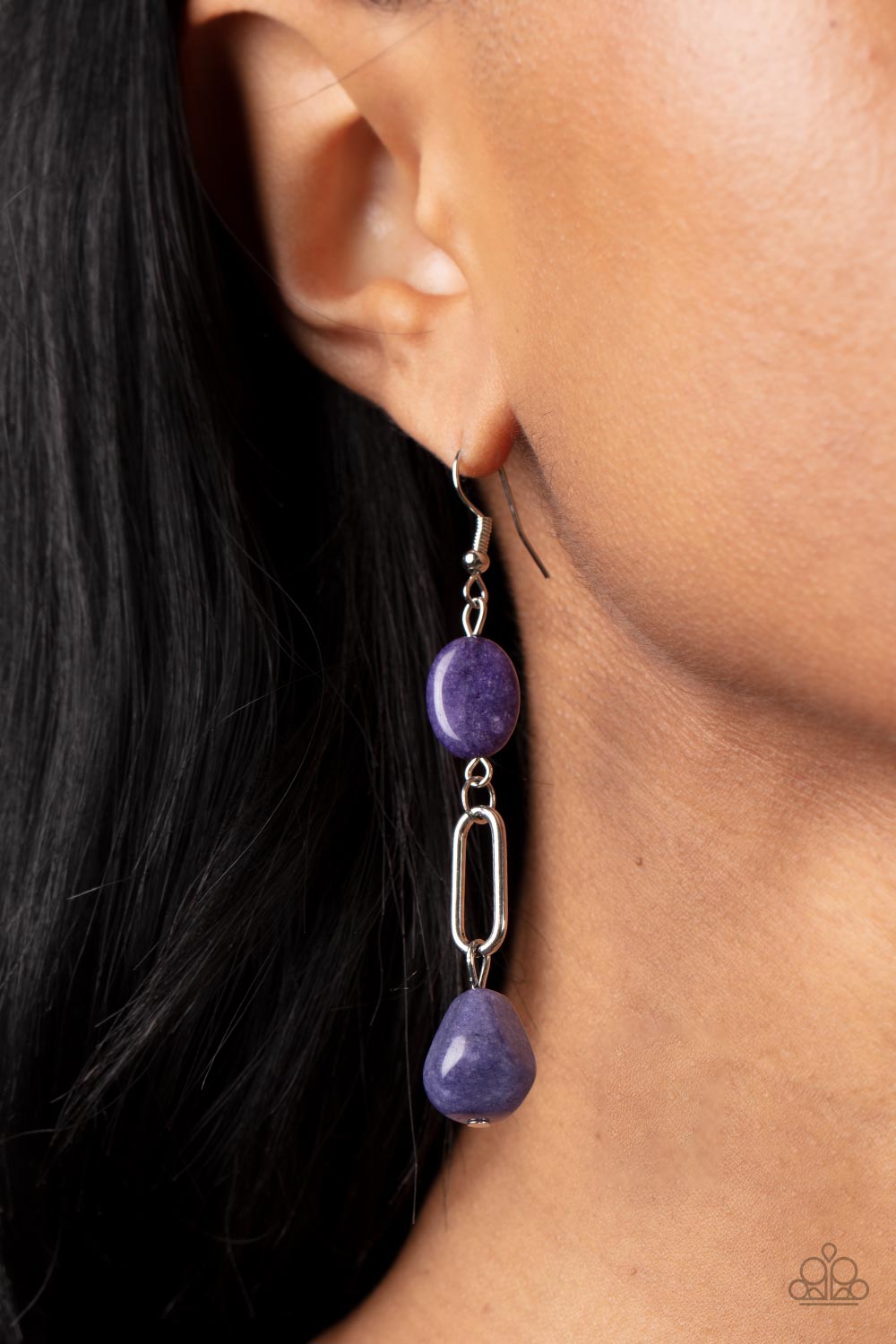 Stone Apothecary - Purple earrings