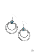 Load image into Gallery viewer, Spun Out Opulence - Blue earrings
