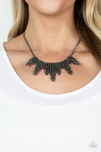 Load image into Gallery viewer, Skyscraping Sparkle - Black necklace

