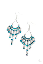 Load image into Gallery viewer, Commanding Candescence - Blue earrings
