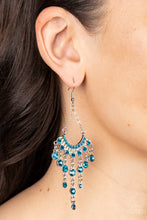 Load image into Gallery viewer, Commanding Candescence - Blue earrings
