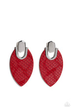 Load image into Gallery viewer, Wildly Workable - Red earrings
