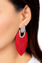 Load image into Gallery viewer, Wildly Workable - Red earrings
