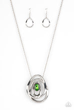 Load image into Gallery viewer, Luminous Labyrinth - Green necklace
