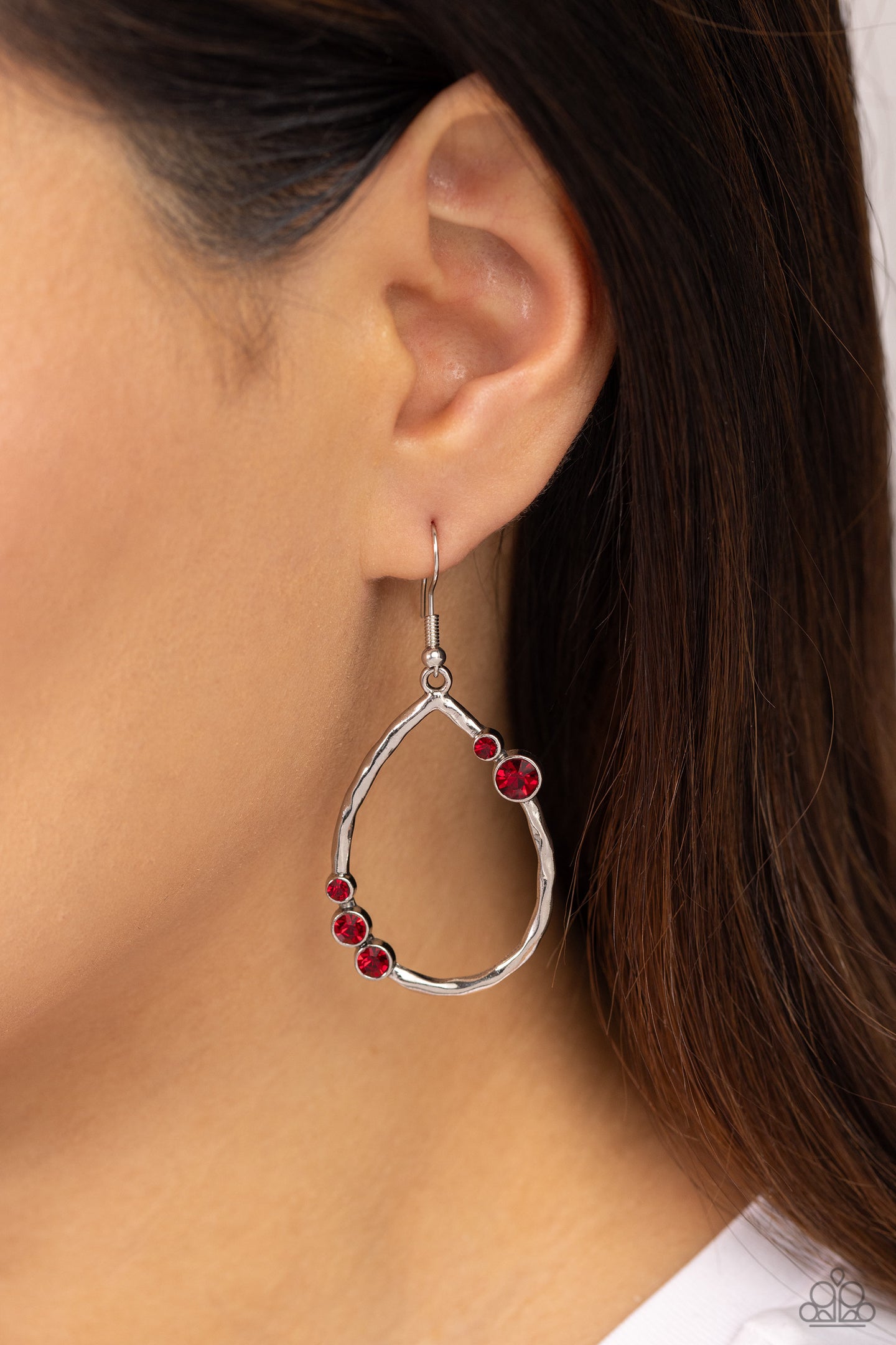 Shop Till You DROPLET - Red earrings