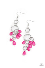 Load image into Gallery viewer, Sandcastle Sunset - Pink earrings
