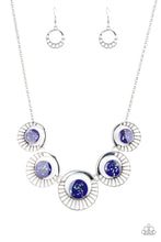 Load image into Gallery viewer, Elliptical Effervescence - Purple necklace
