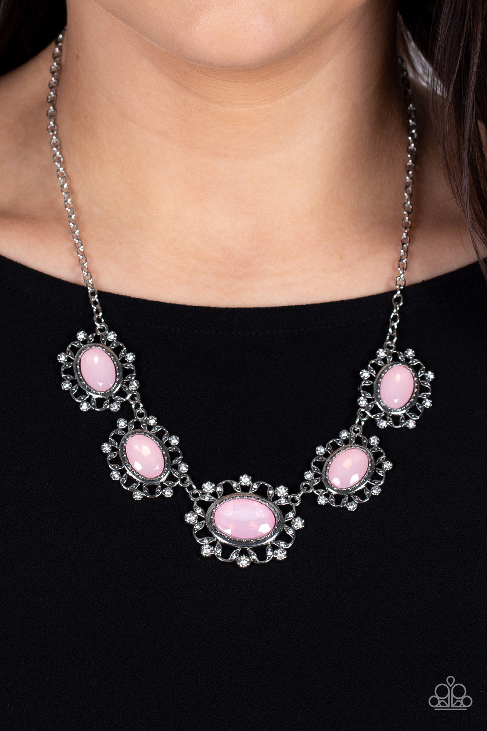 Meadow Wedding - Pink necklace