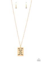 Load image into Gallery viewer, All About Trust - Gold necklace
