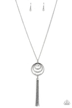 Load image into Gallery viewer, Spiraling Sparkle - Black necklace
