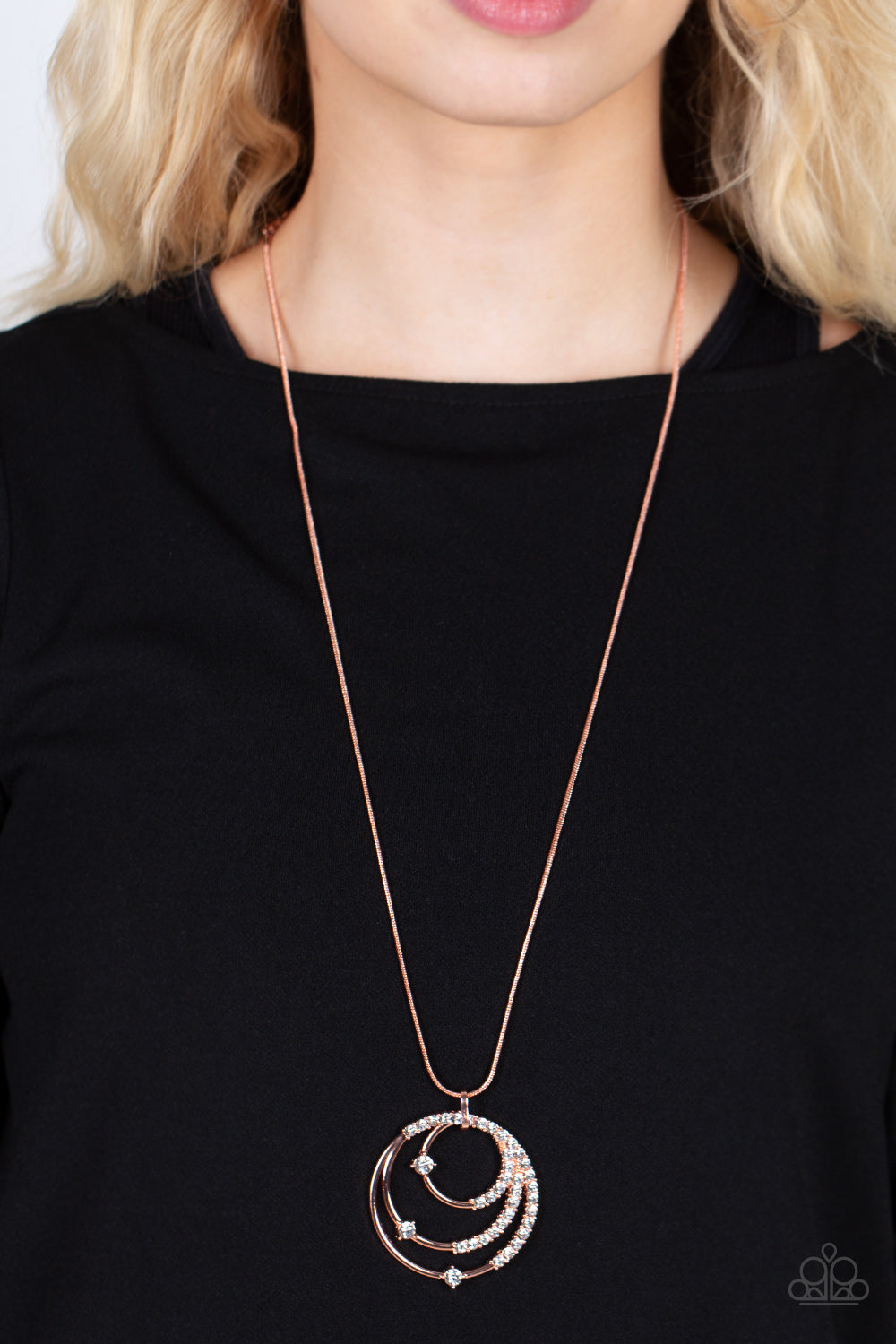 Ecliptic Elegance - Copper necklace
