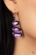 Load image into Gallery viewer, Gem Galaxy - Purple earrings
