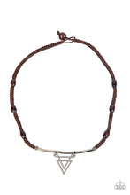 Load image into Gallery viewer, Arrowed Admiral - Brown necklace
